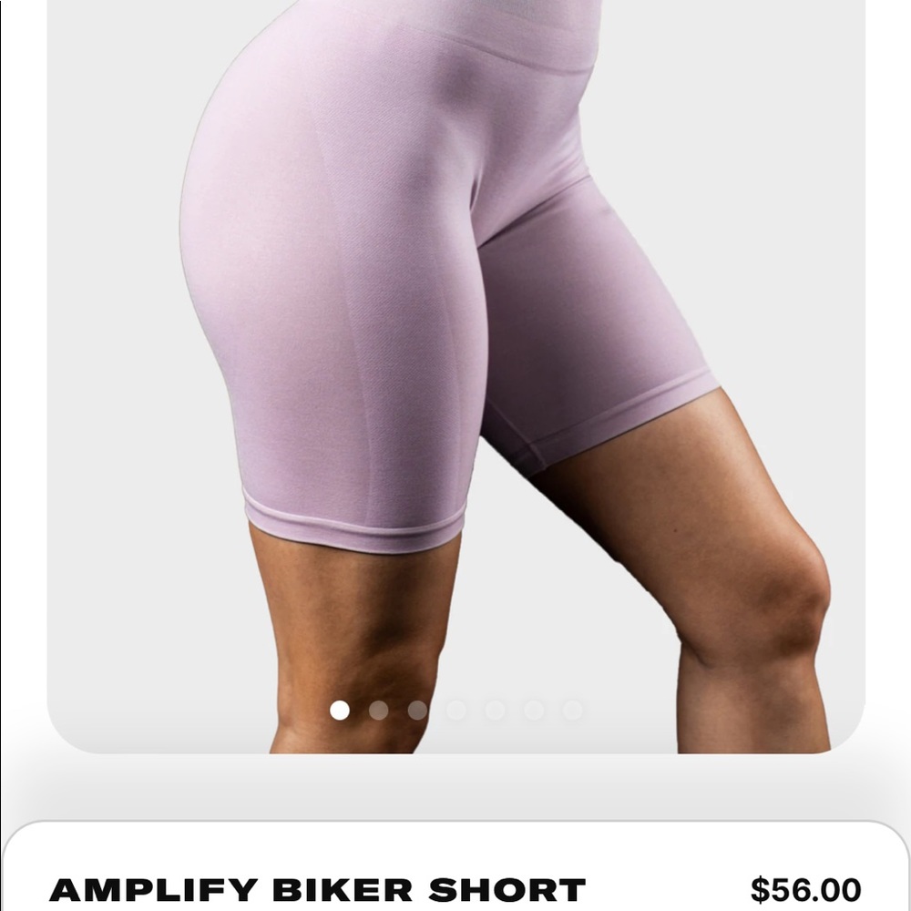 Alphalete Amplify Biker Short Viola S